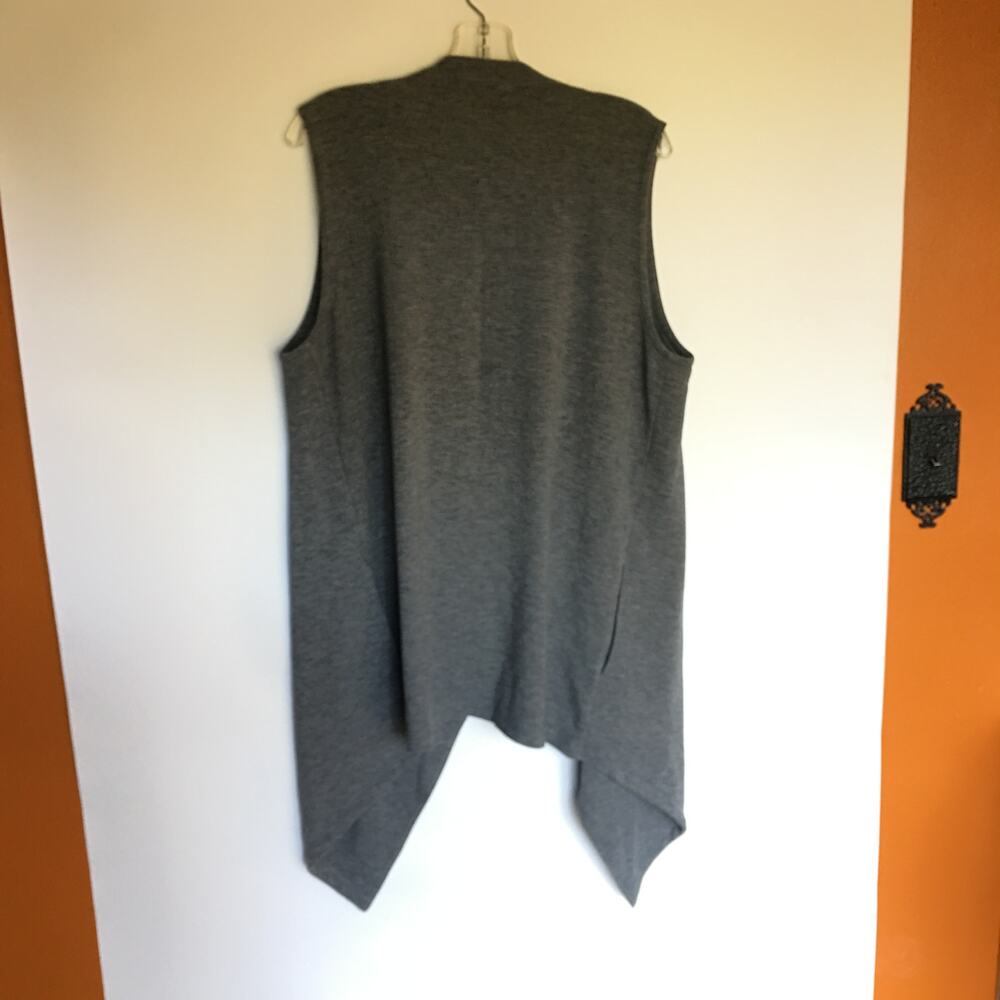 Matilda Jane Count It Out gray waterfall vest (Size L) - Picture 9 of 11